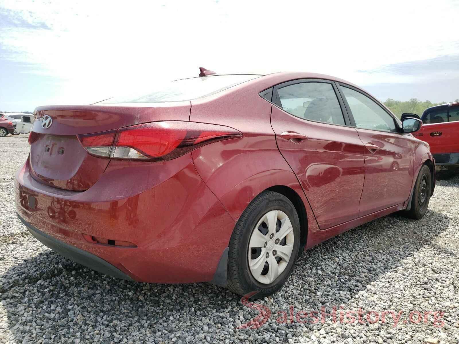 5NPDH4AE8GH797221 2016 HYUNDAI ELANTRA