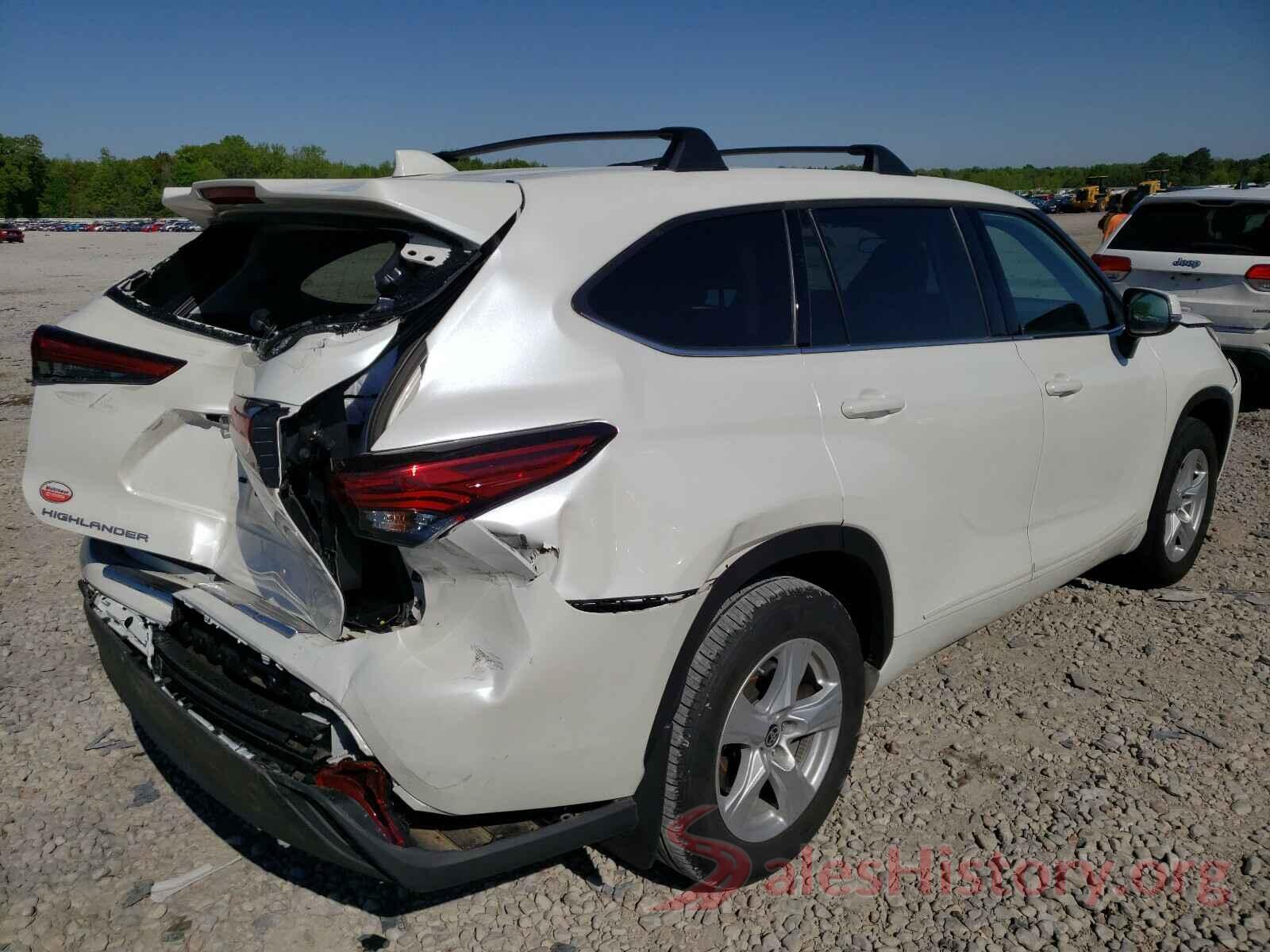 5TDCZRAHXLS001797 2020 TOYOTA HIGHLANDER