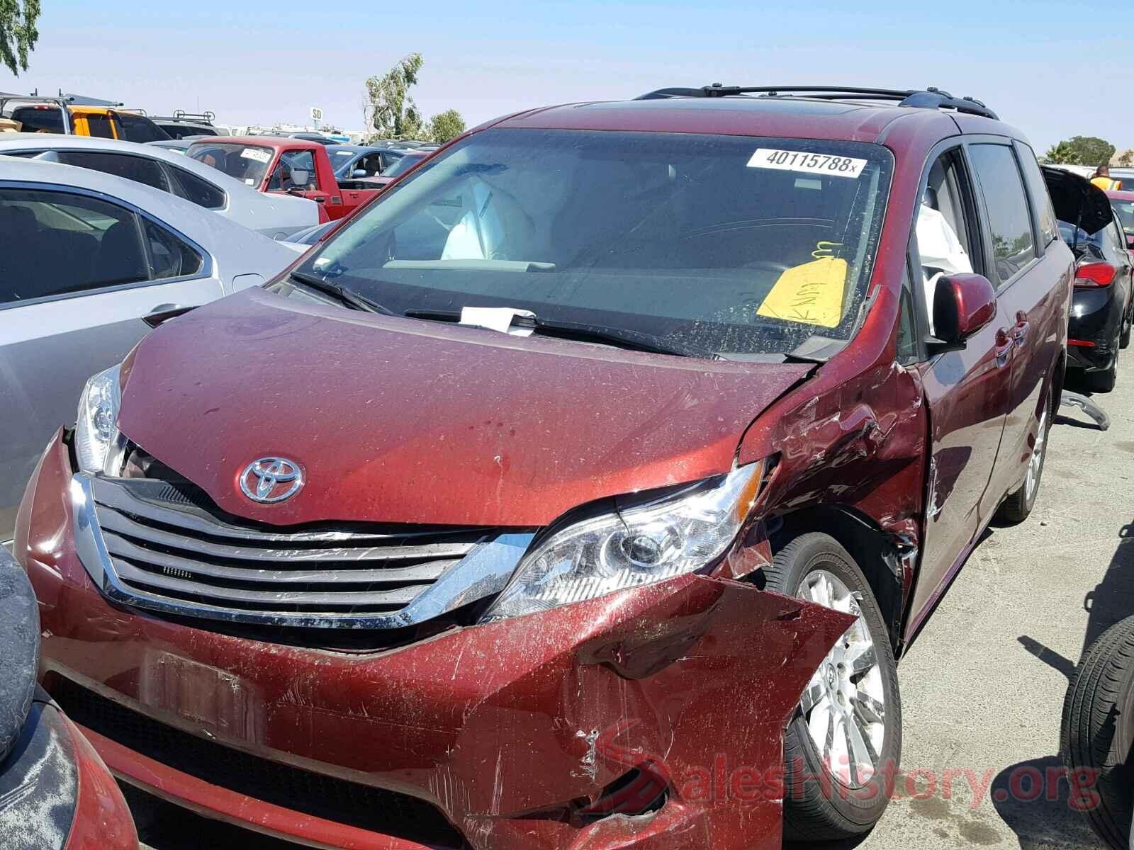 5TDDK3DC2FS106750 2015 TOYOTA SIENNA XLE