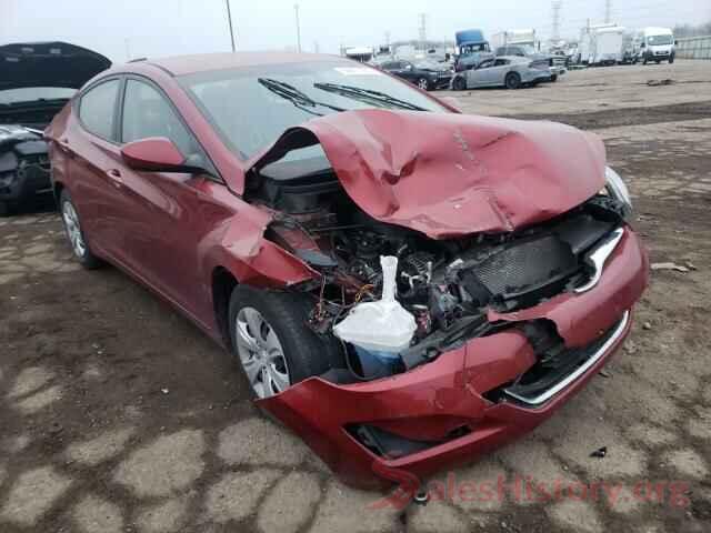 5NPDH4AE6GH768283 2016 HYUNDAI ELANTRA