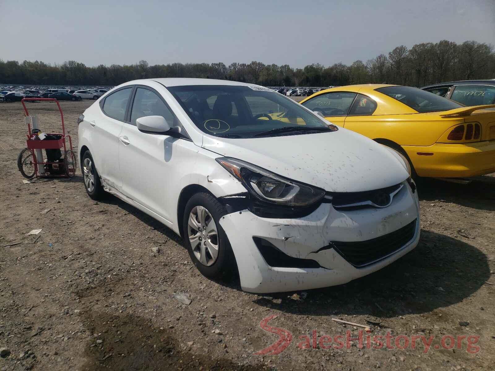 5NPDH4AE0GH715384 2016 HYUNDAI ELANTRA