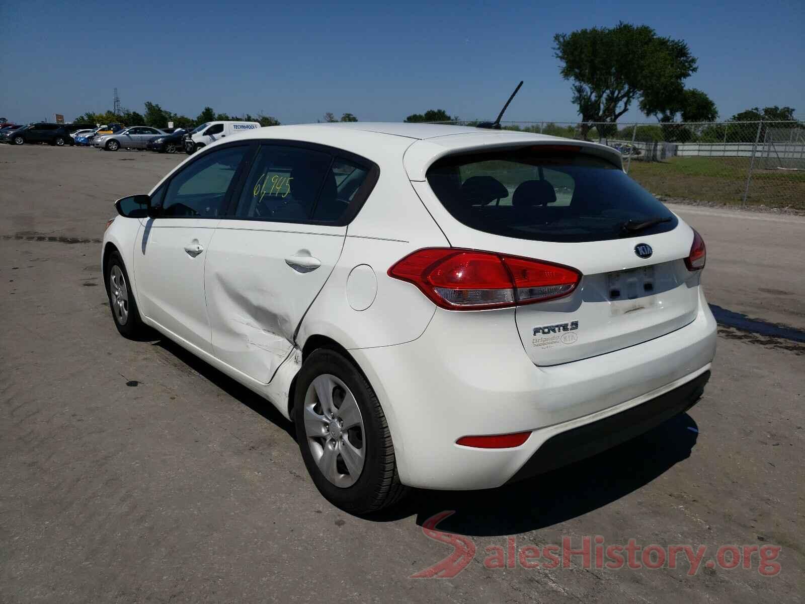 KNAFK5A80H5702823 2017 KIA FORTE