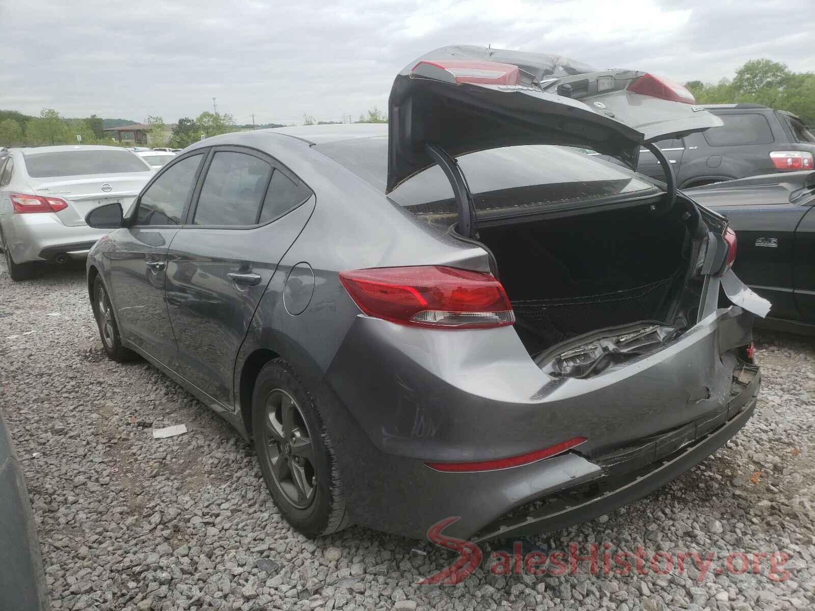 5NPD94LA8JH307262 2018 HYUNDAI ELANTRA