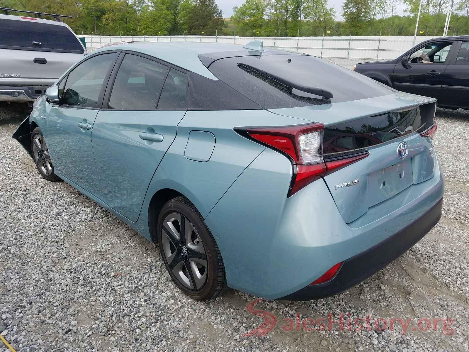 JTDKARFU7K3076823 2019 TOYOTA PRIUS