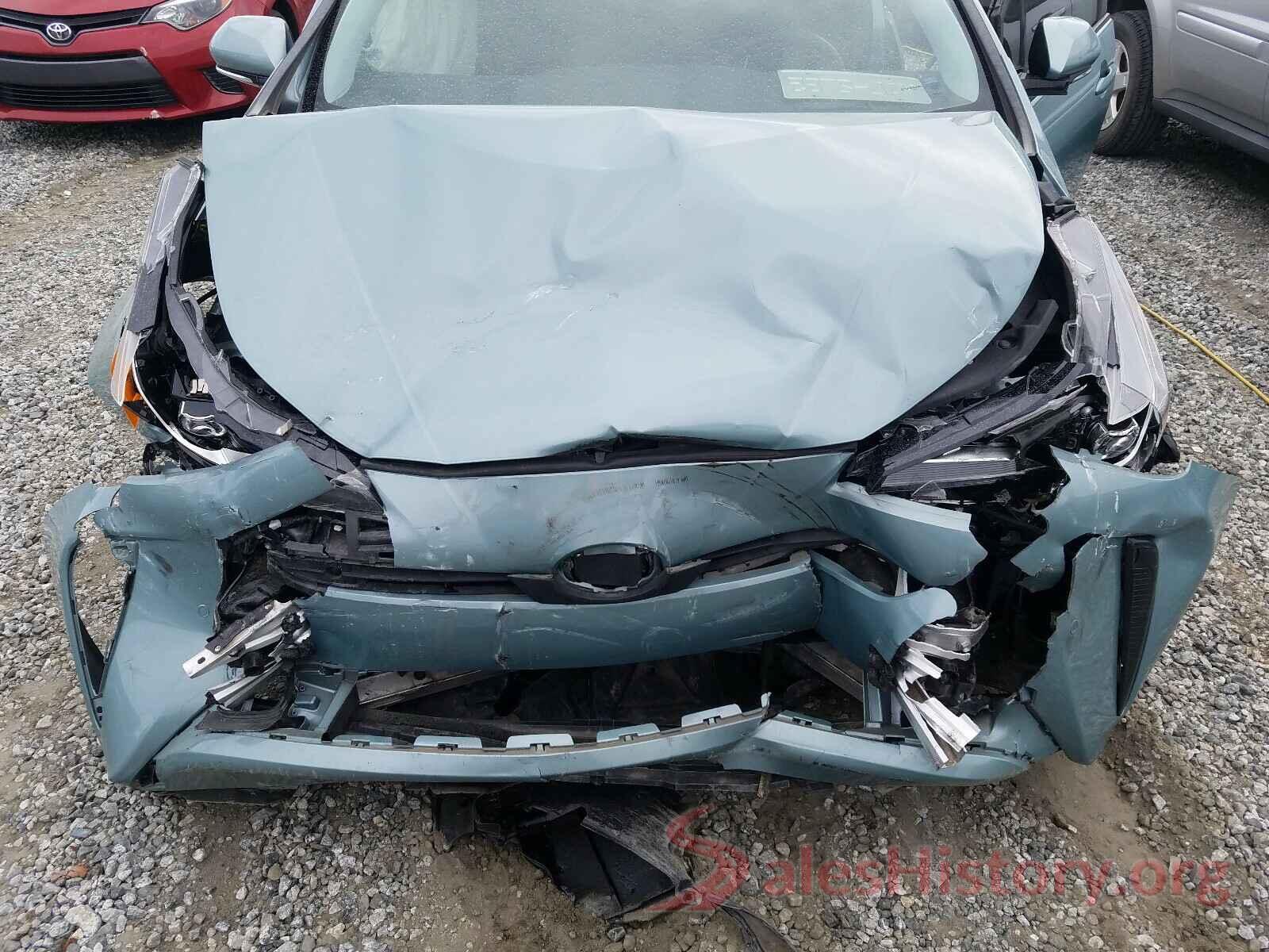 JTDKARFU7K3076823 2019 TOYOTA PRIUS