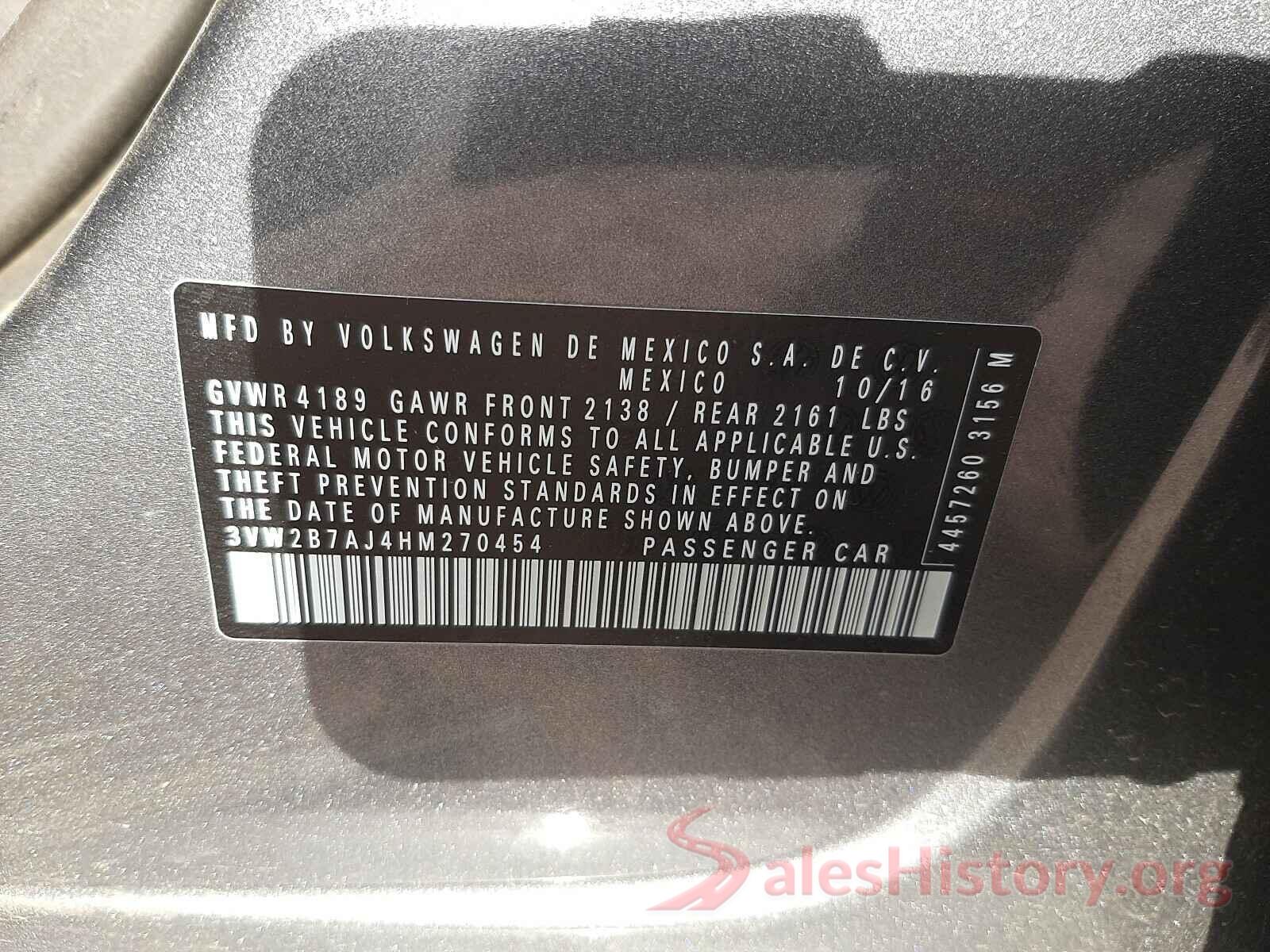 3VW2B7AJ4HM270454 2017 VOLKSWAGEN JETTA