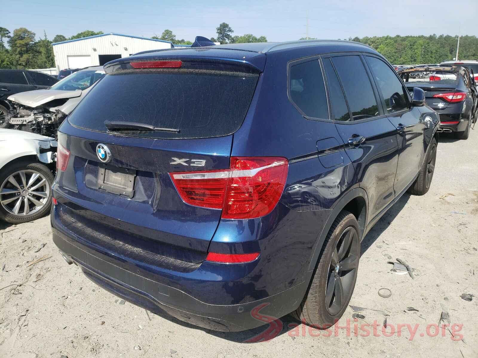 5UXWX9C39H0W78563 2017 BMW X3