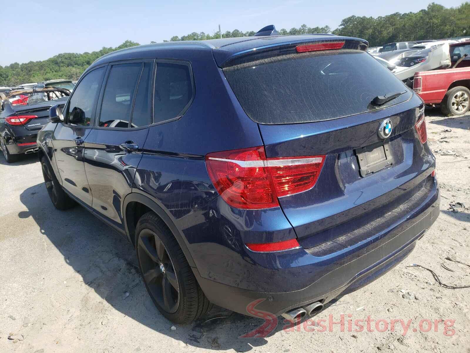 5UXWX9C39H0W78563 2017 BMW X3