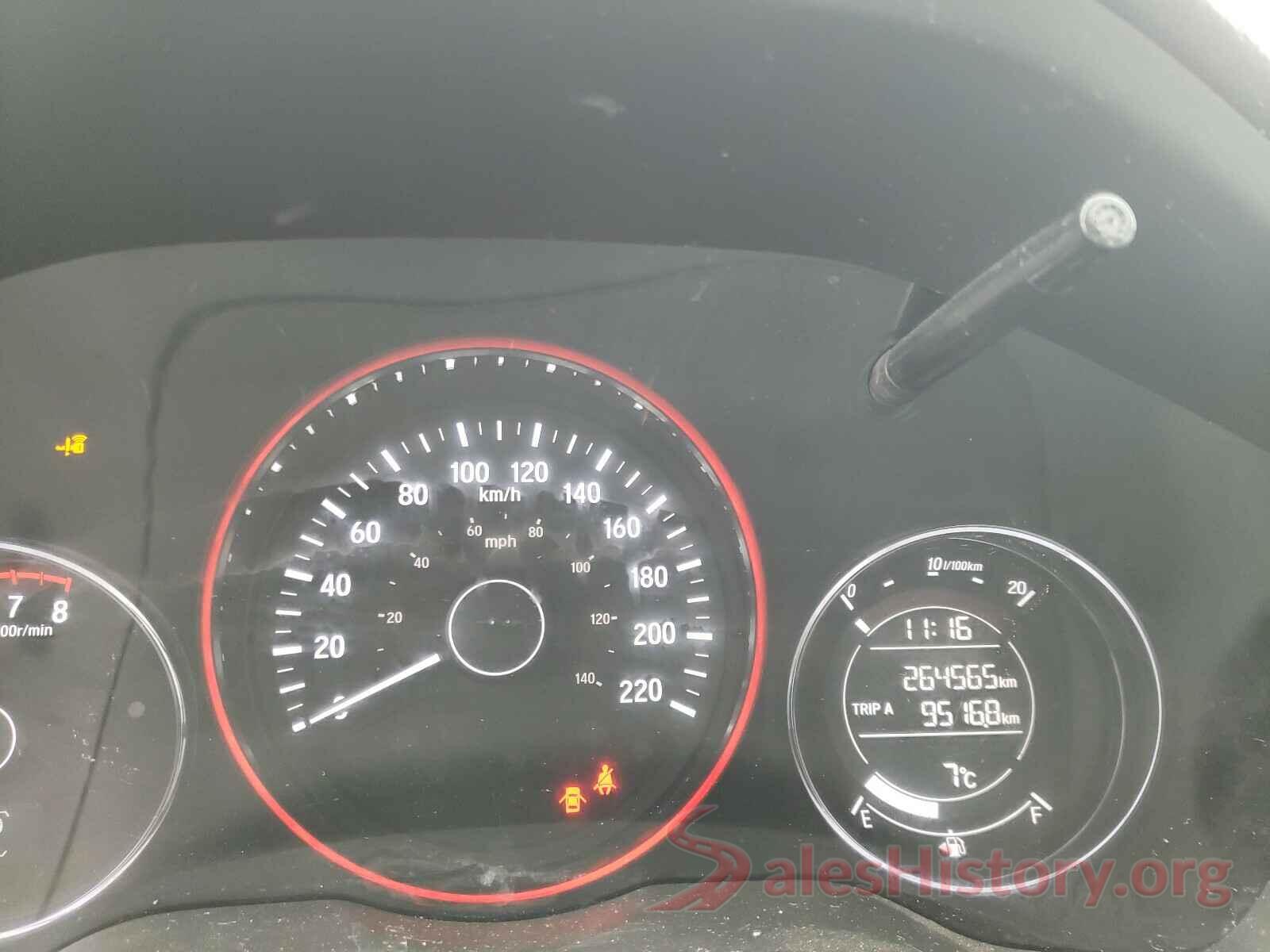 3CZRU6H78GM114751 2016 HONDA HR-V