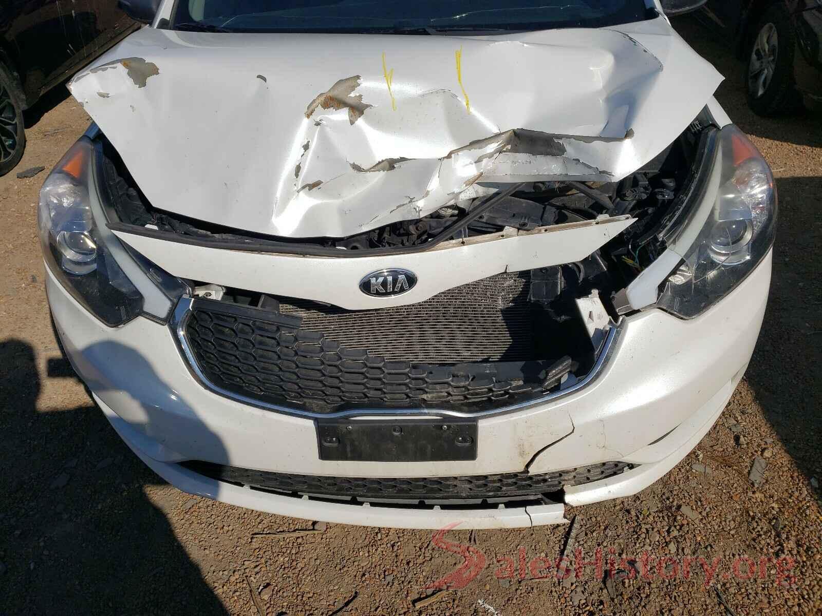 KNAFX4A66G5551009 2016 KIA FORTE