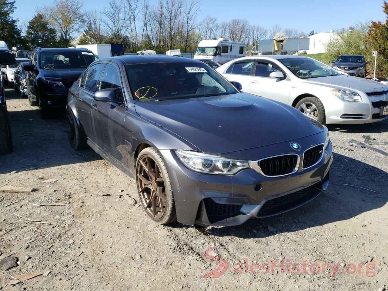 WBS8M9C54G5E68745 2016 BMW M3