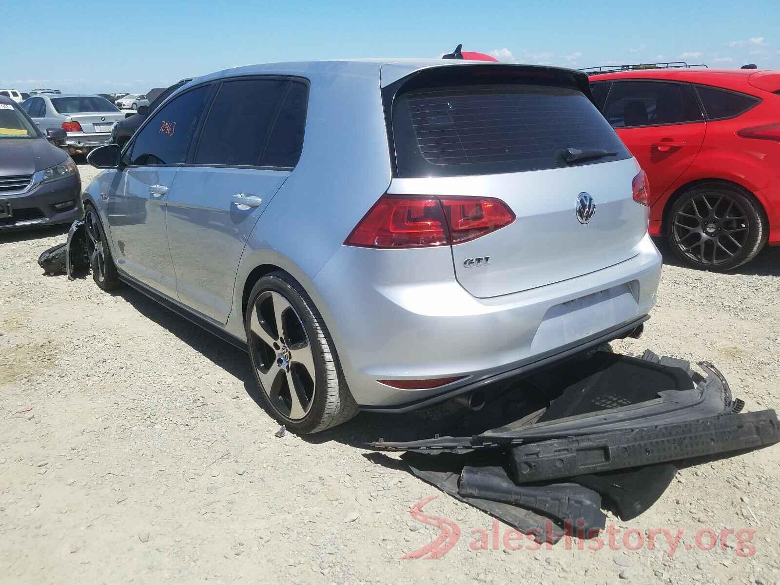 3VW4T7AU9GM019587 2016 VOLKSWAGEN GTI