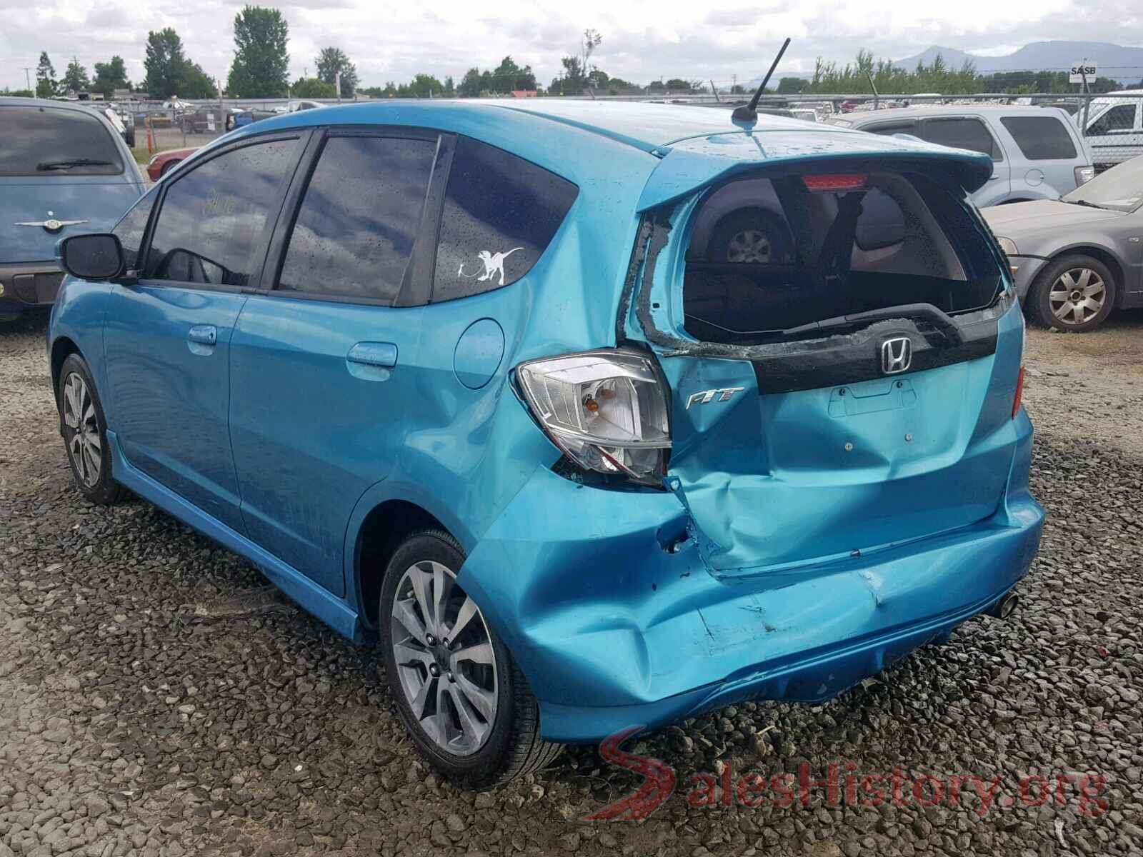 JHMGE8H52CC011307 2012 HONDA FIT SPORT