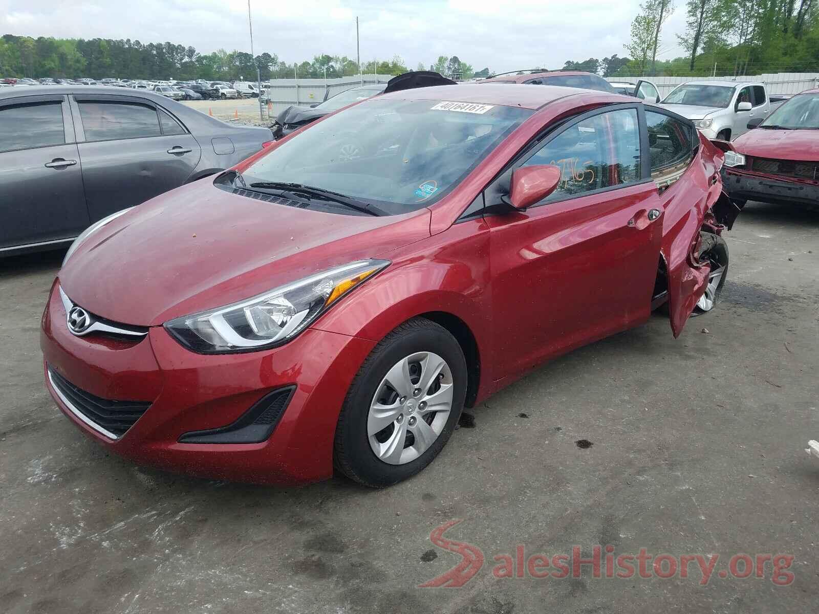 5NPDH4AE7GH765781 2016 HYUNDAI ELANTRA