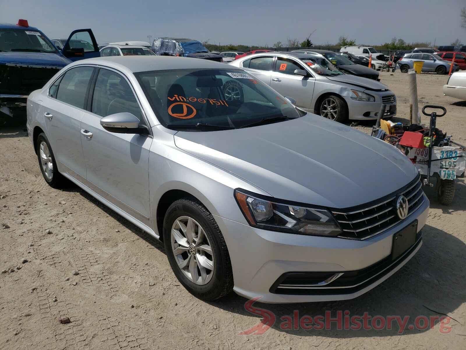 1VWAT7A38HC007511 2017 VOLKSWAGEN PASSAT