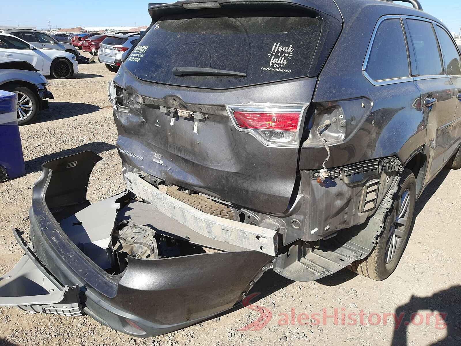 5TDZKRFH3GS143518 2016 TOYOTA HIGHLANDER