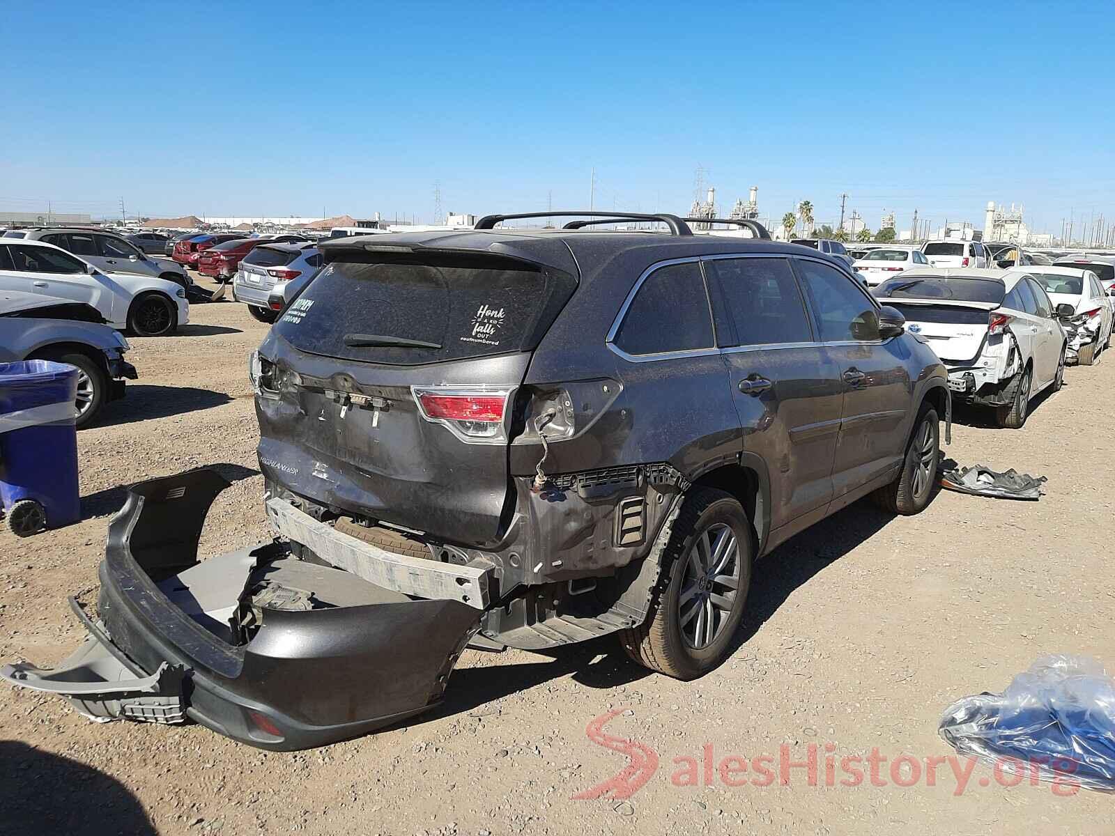 5TDZKRFH3GS143518 2016 TOYOTA HIGHLANDER