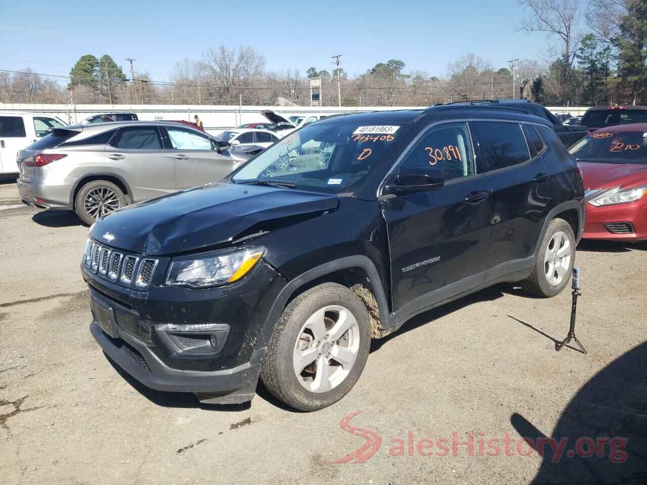 3C4NJCBB7KT743408 2019 JEEP COMPASS