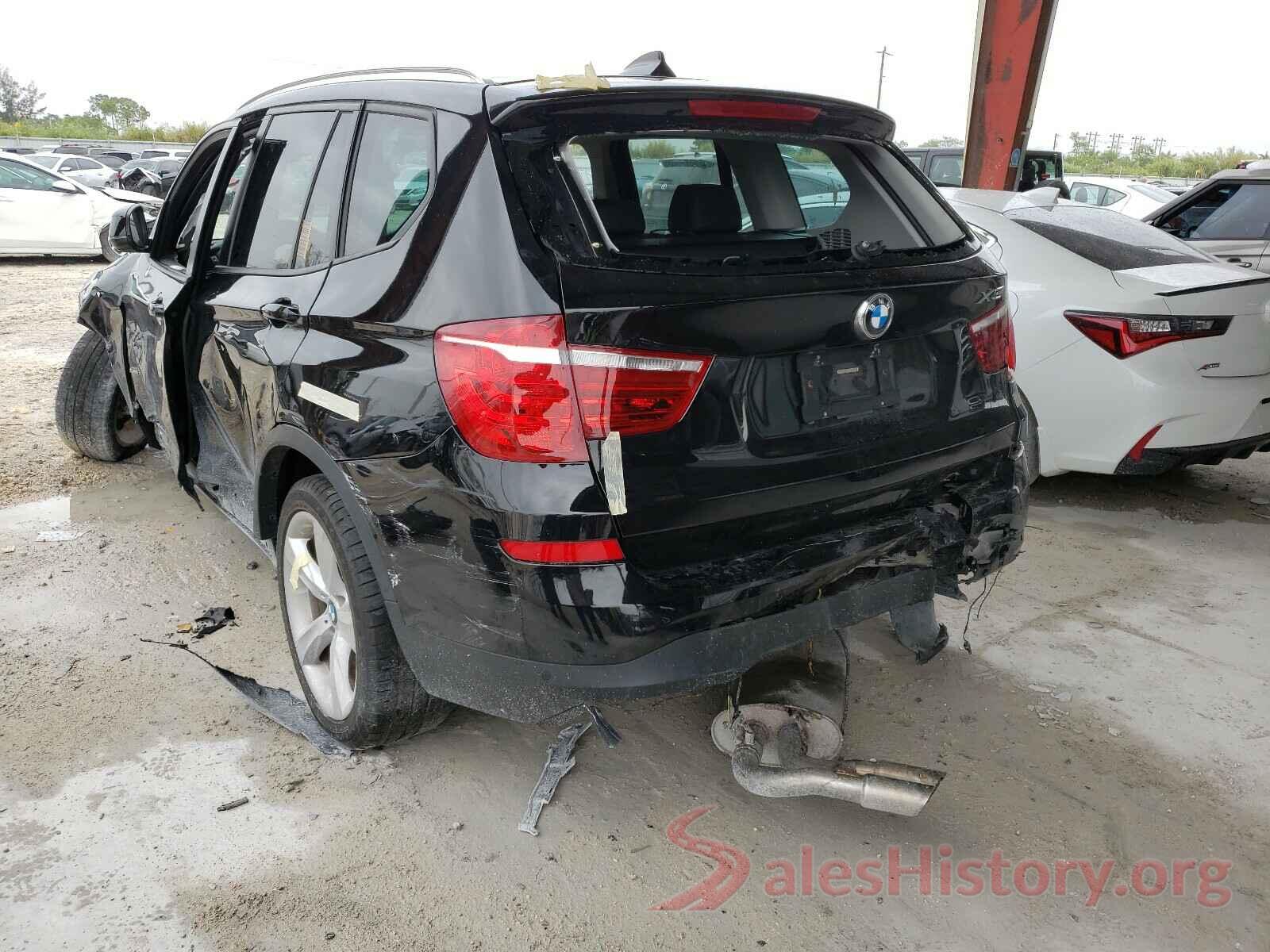 5UXWZ7C38H0X40422 2017 BMW X3