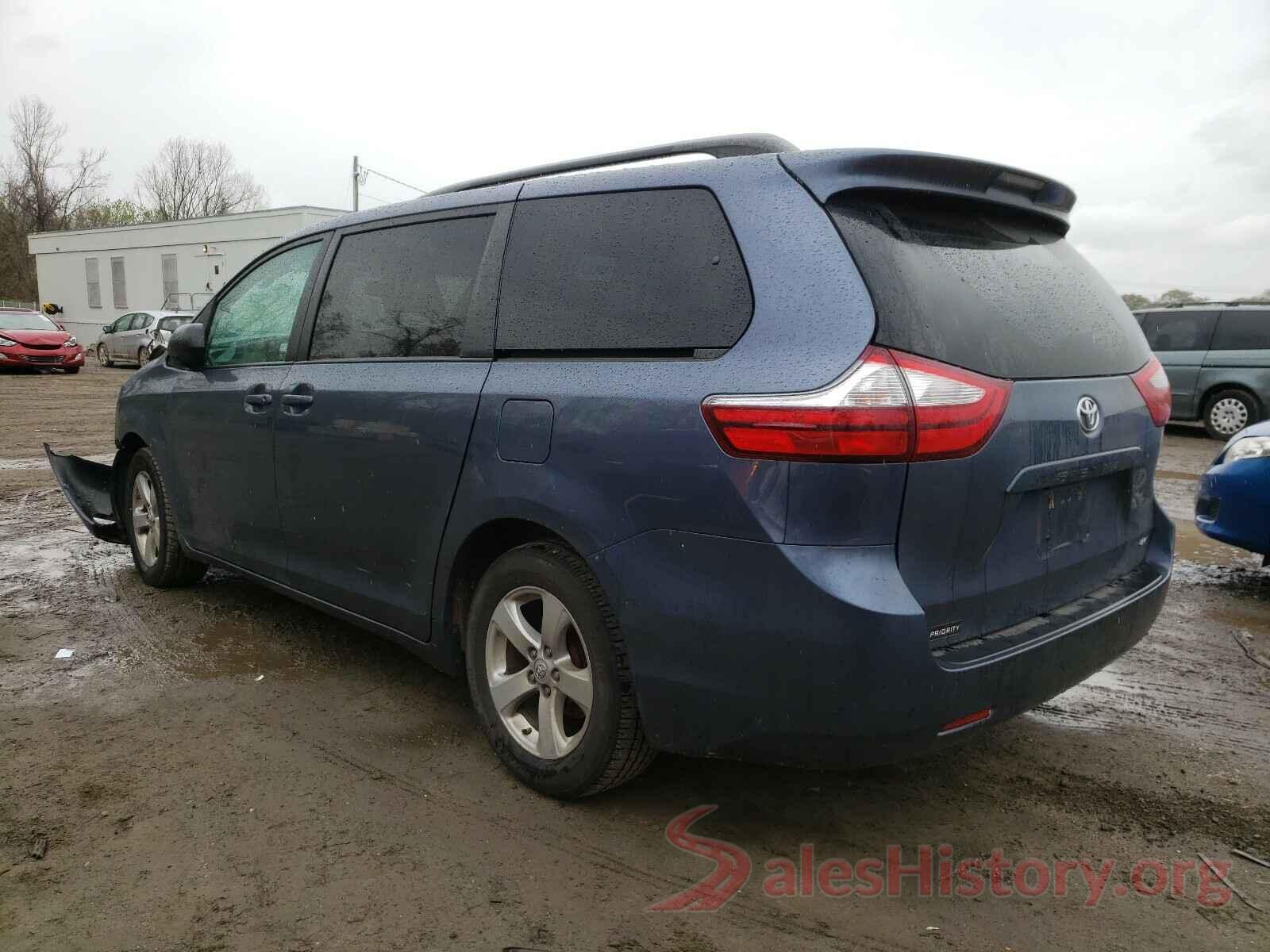 5TDKZ3DC2HS867140 2017 TOYOTA SIENNA