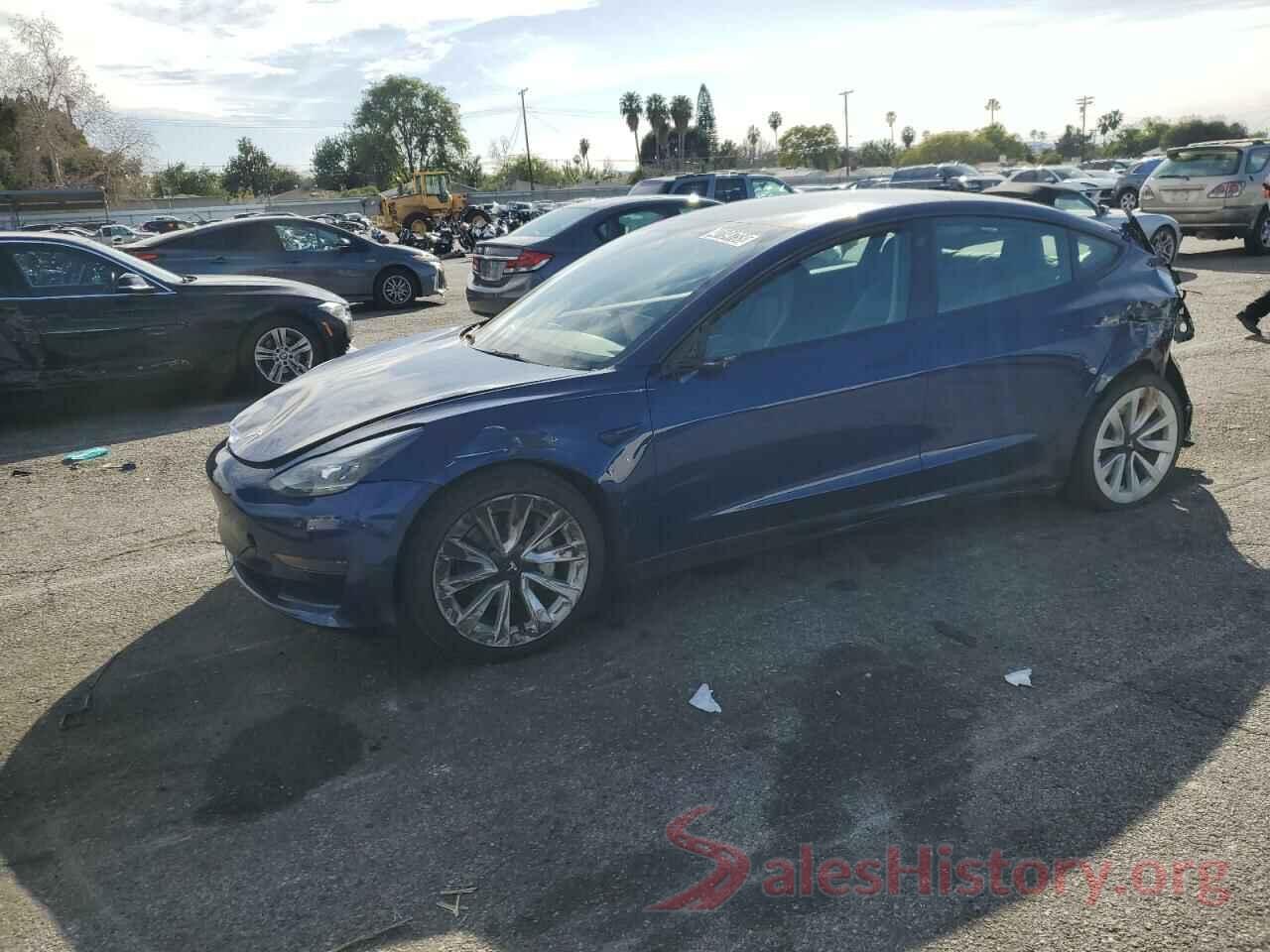 5YJ3E1EA0NF142685 2022 TESLA MODEL 3