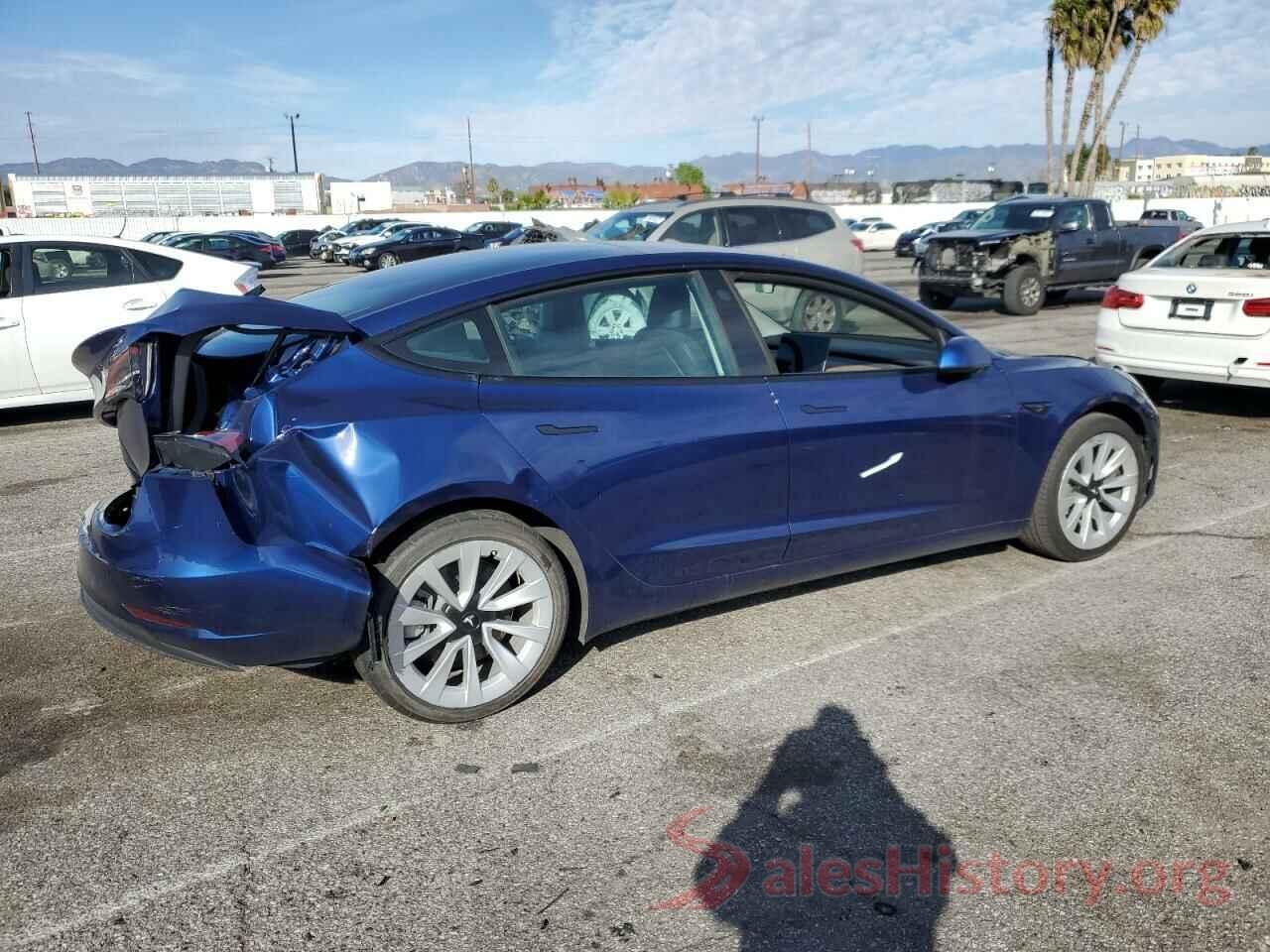 5YJ3E1EA0NF142685 2022 TESLA MODEL 3