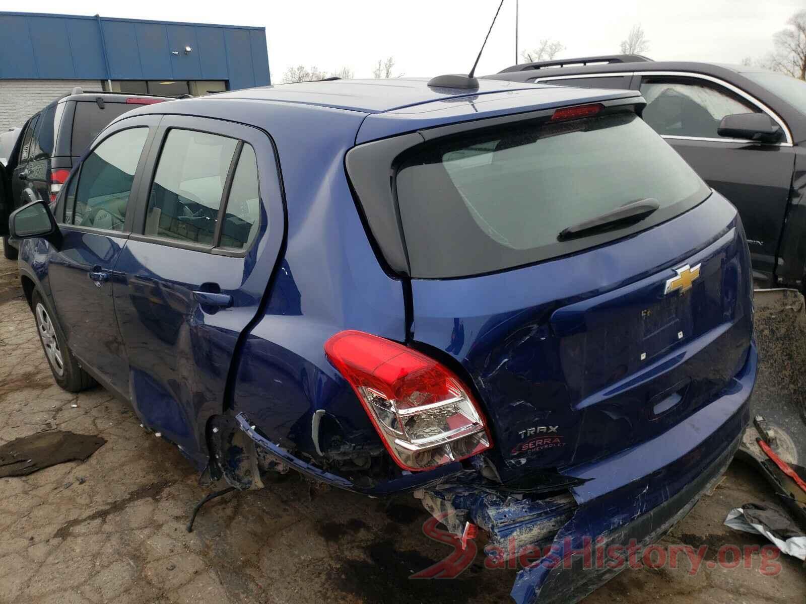 3GNCJKSB2HL184884 2017 CHEVROLET TRAX