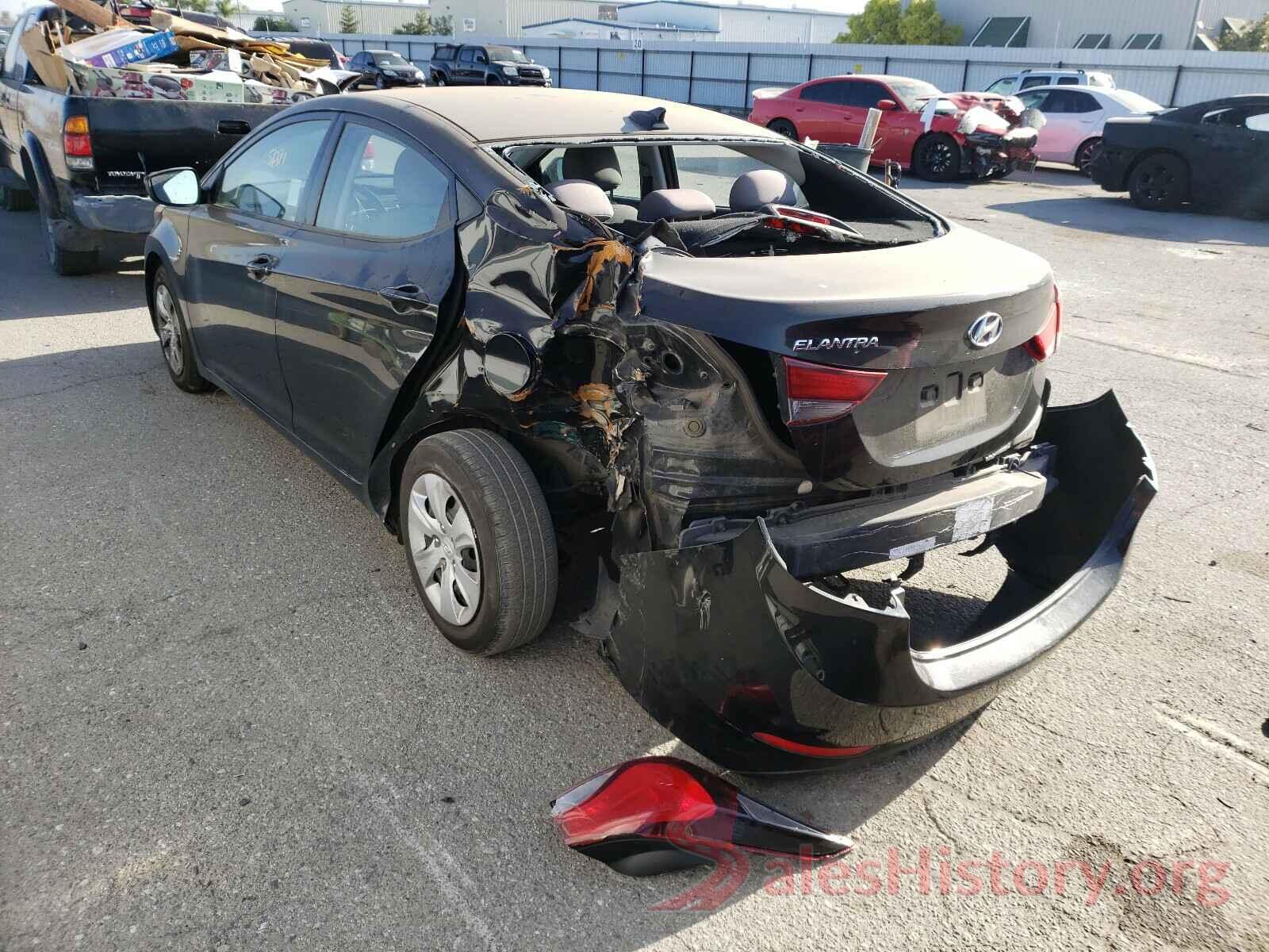 5NPDH4AE7GH755378 2016 HYUNDAI ELANTRA