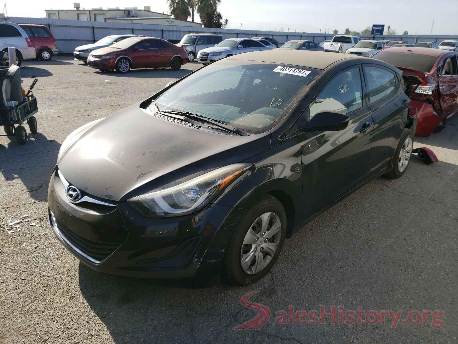 5NPDH4AE7GH755378 2016 HYUNDAI ELANTRA