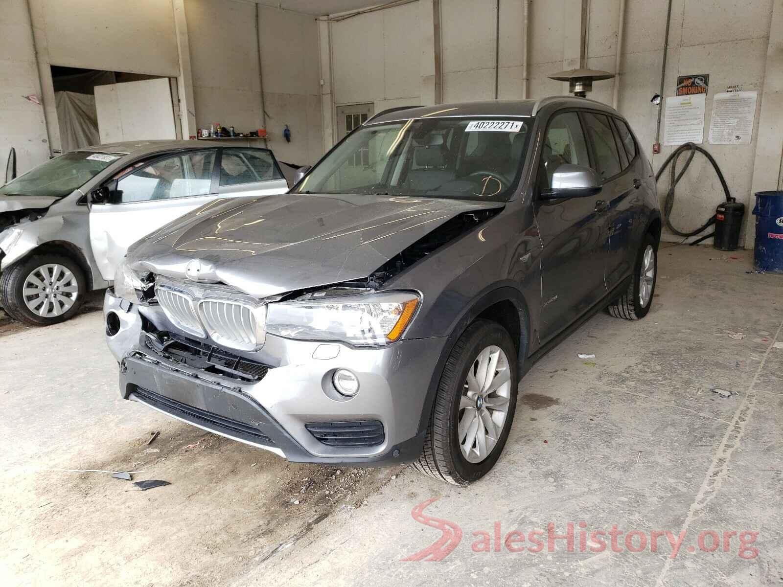 5UXWX9C38H0W71622 2017 BMW X3