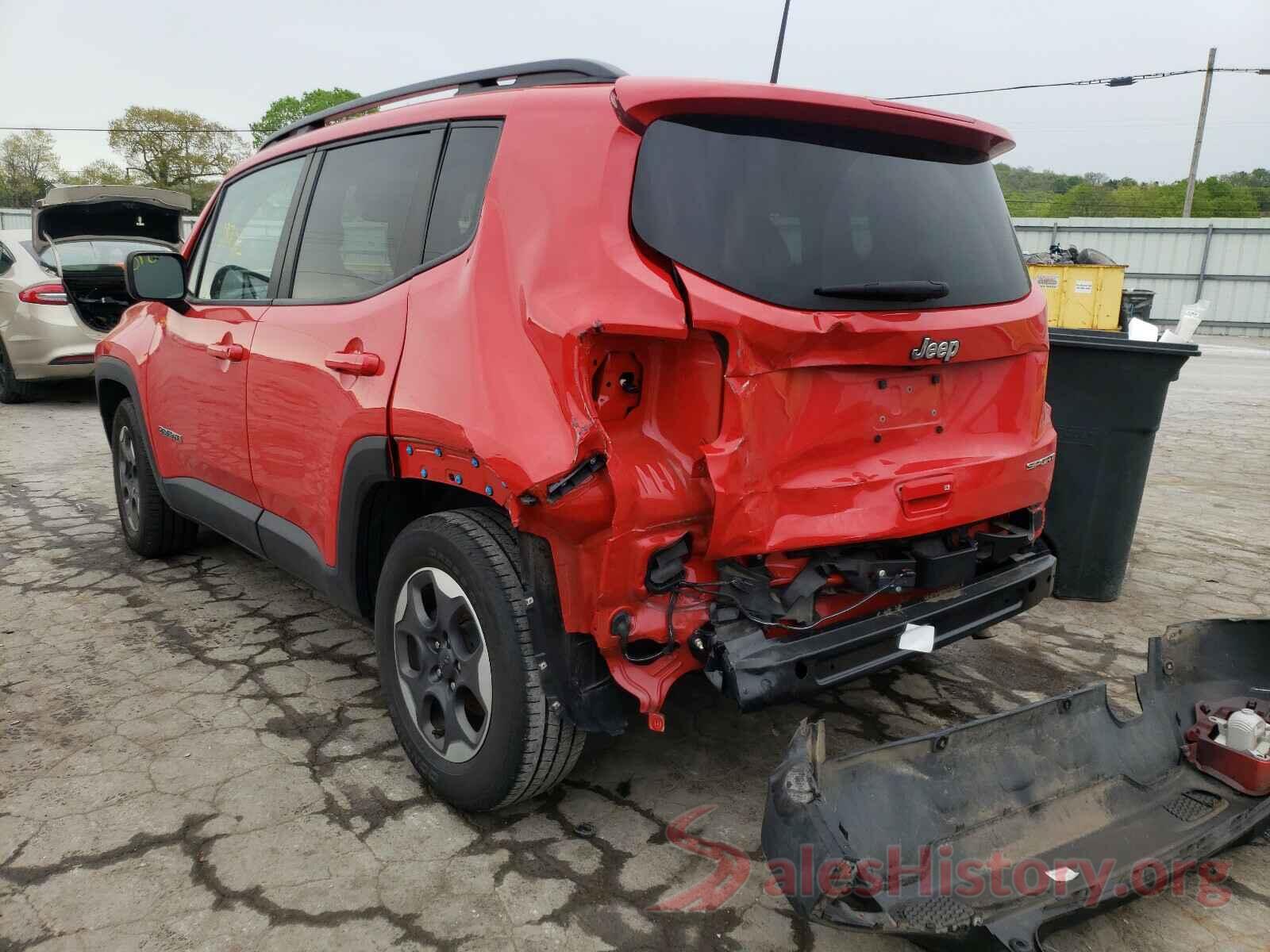 ZACCJAAB9JPG74952 2018 JEEP RENEGADE