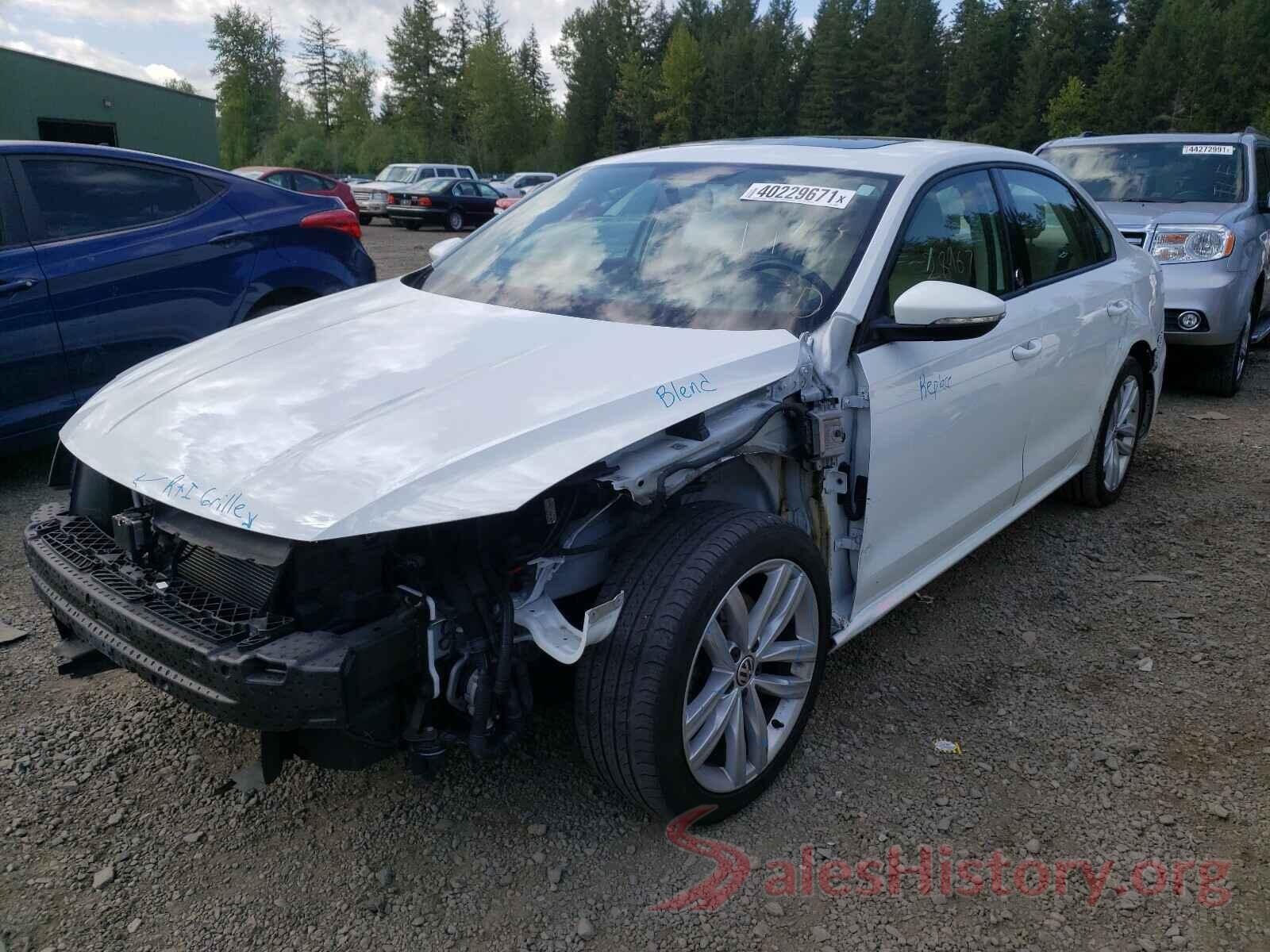 1VWLA7A33KC000908 2019 VOLKSWAGEN PASSAT