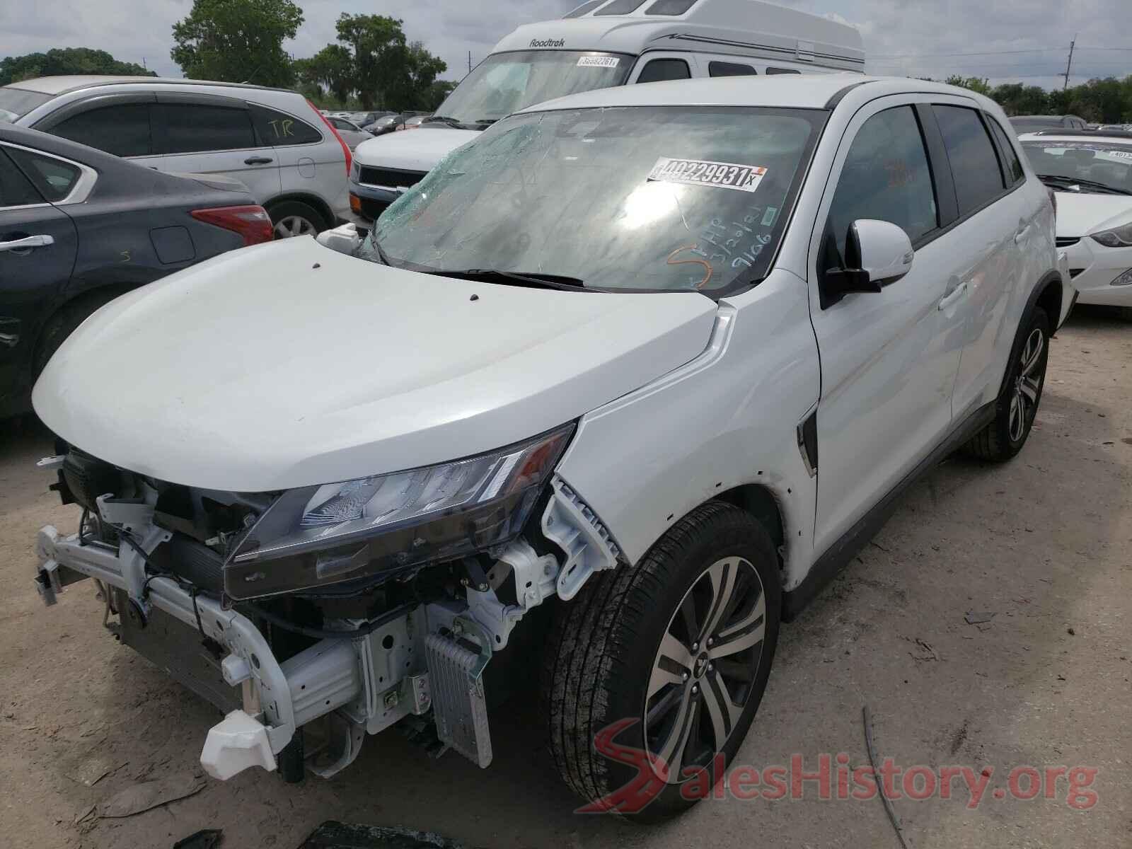 JA4AR3AU4LU019106 2020 MITSUBISHI OUTLANDER