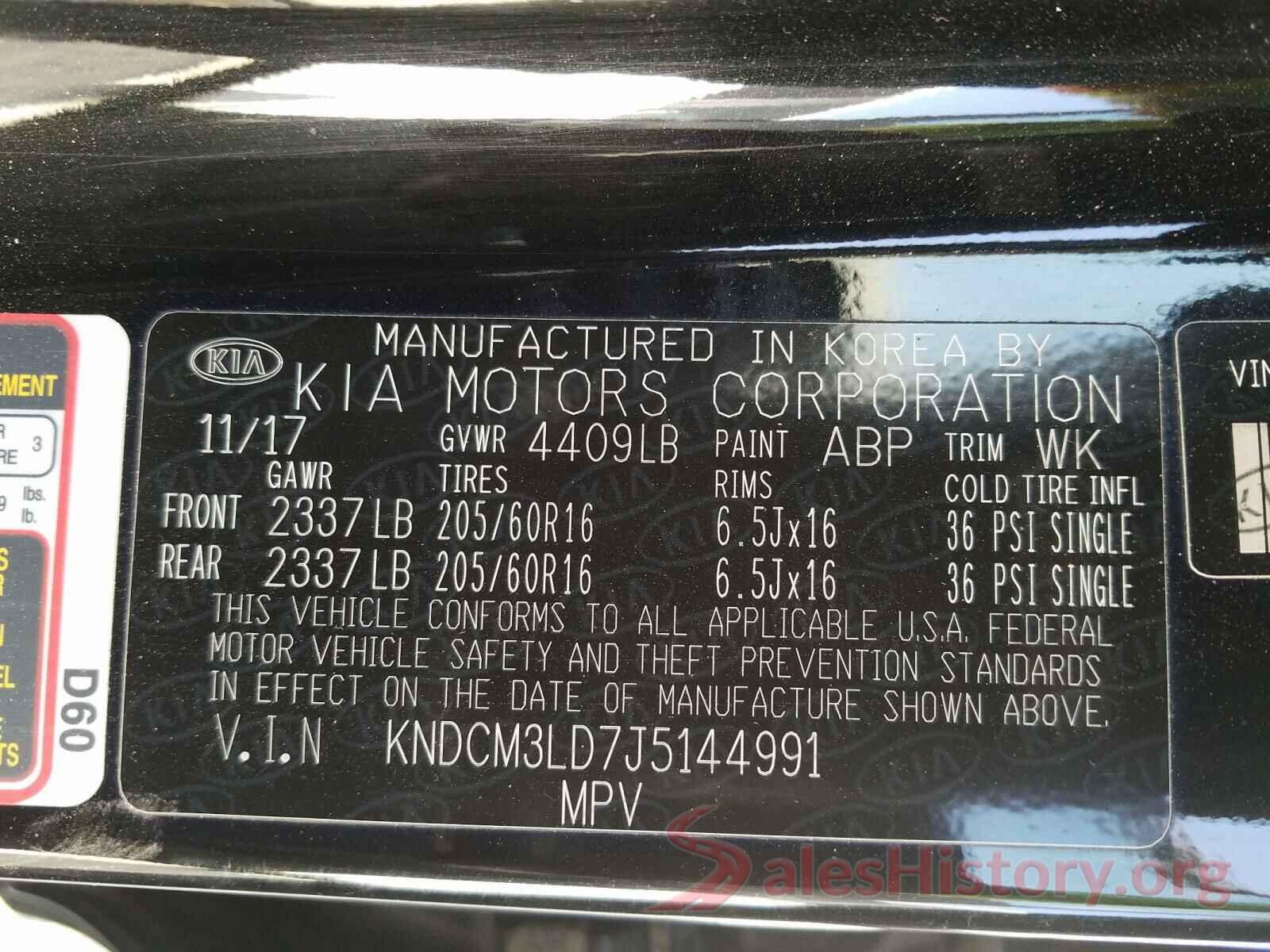 KNDCM3LD7J5144991 2018 KIA NIRO