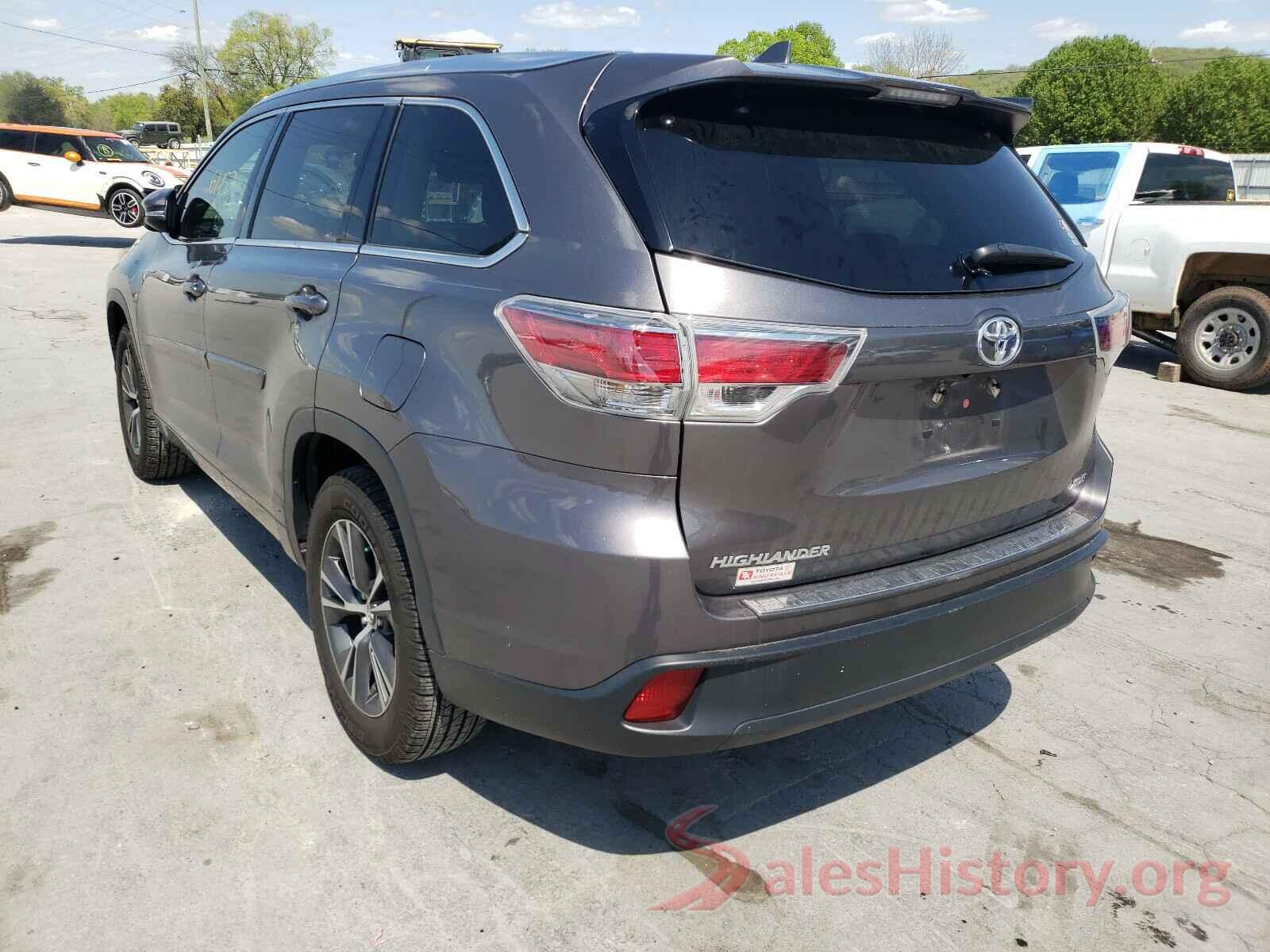 5TDKKRFH3GS506899 2016 TOYOTA HIGHLANDER