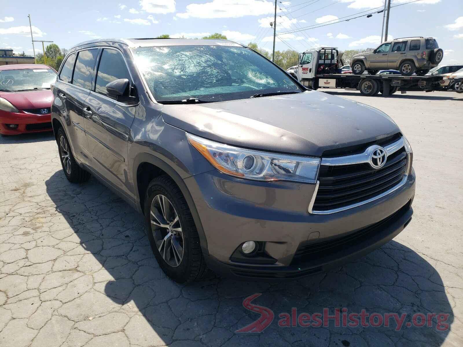 5TDKKRFH3GS506899 2016 TOYOTA HIGHLANDER