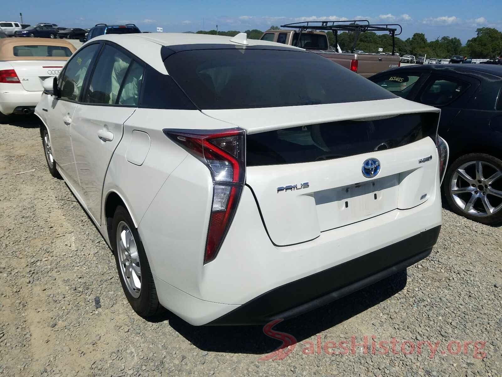 JTDKARFU8G3526986 2016 TOYOTA PRIUS