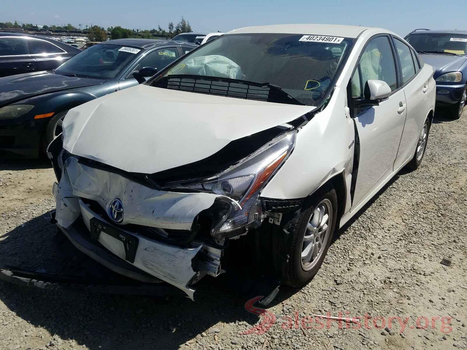 JTDKARFU8G3526986 2016 TOYOTA PRIUS