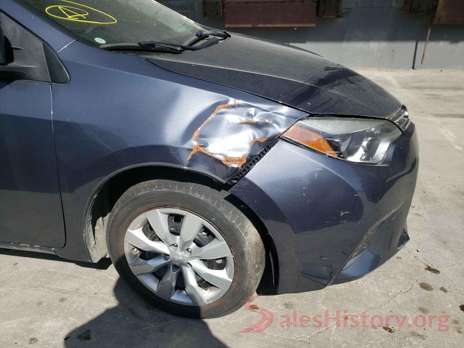 5YFBURHE4GP446735 2016 TOYOTA COROLLA