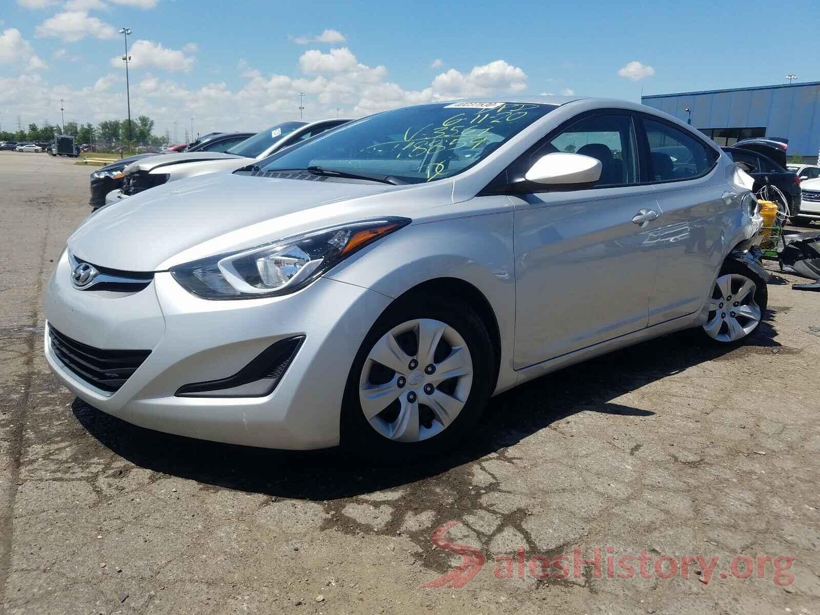 5NPDH4AE6GH793569 2016 HYUNDAI ELANTRA