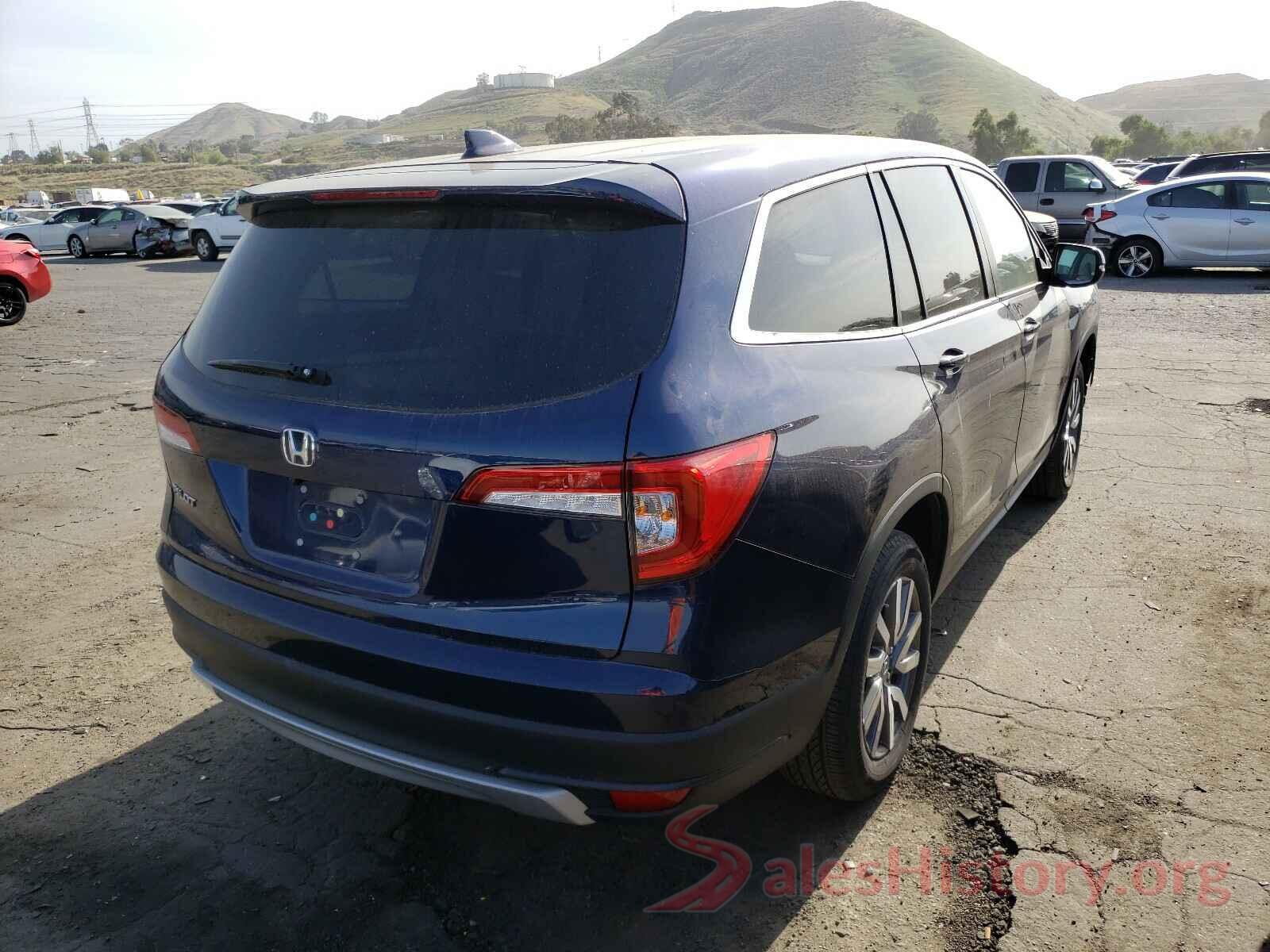 5FNYF5H36KB045767 2019 HONDA PILOT