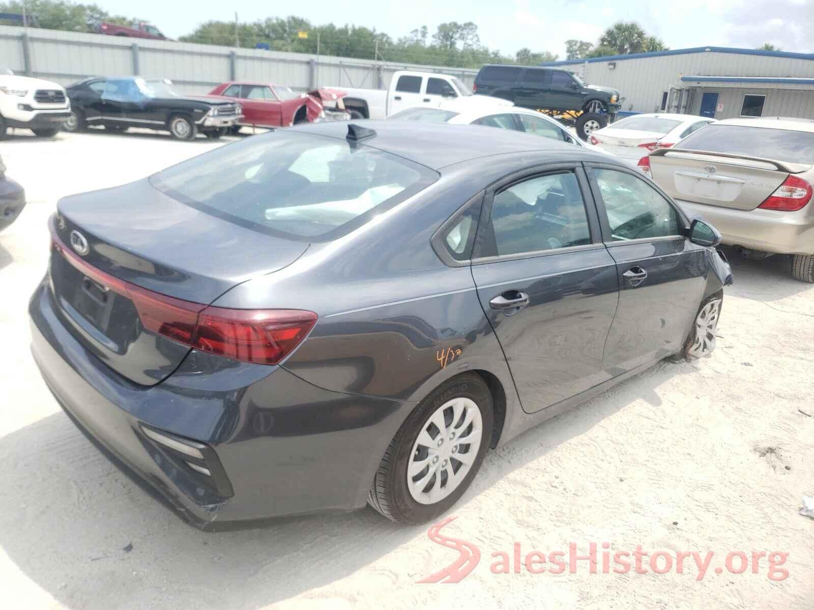 3KPF24ADXLE168236 2020 KIA FORTE