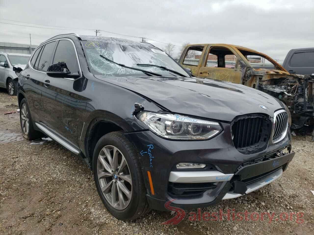 5UXTR9C55KLE20743 2019 BMW X3