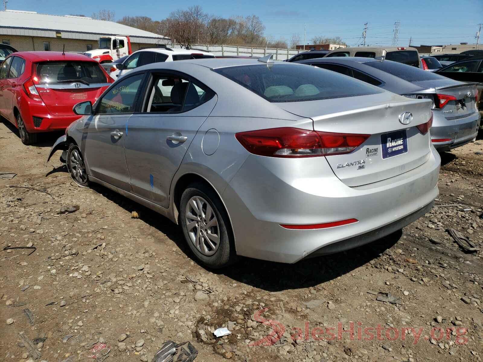 KMHD74LF3HU089132 2017 HYUNDAI ELANTRA