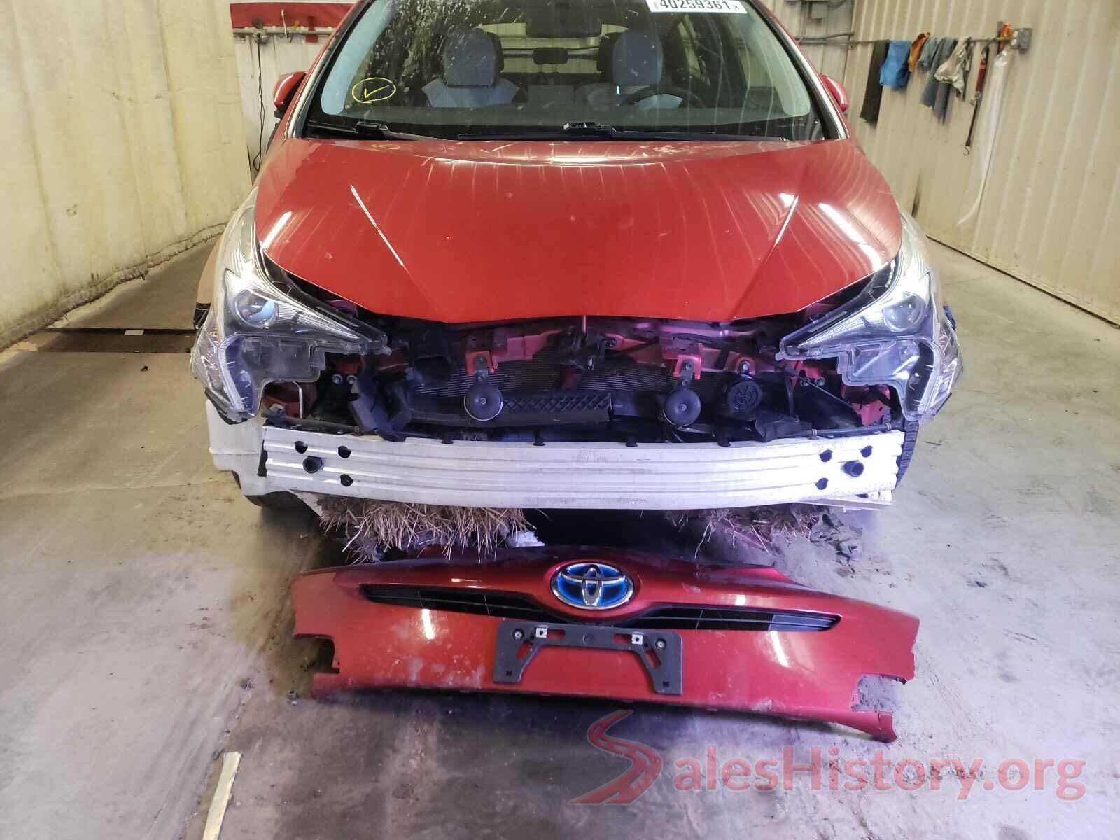 JTDKBRFUXG3519261 2016 TOYOTA PRIUS