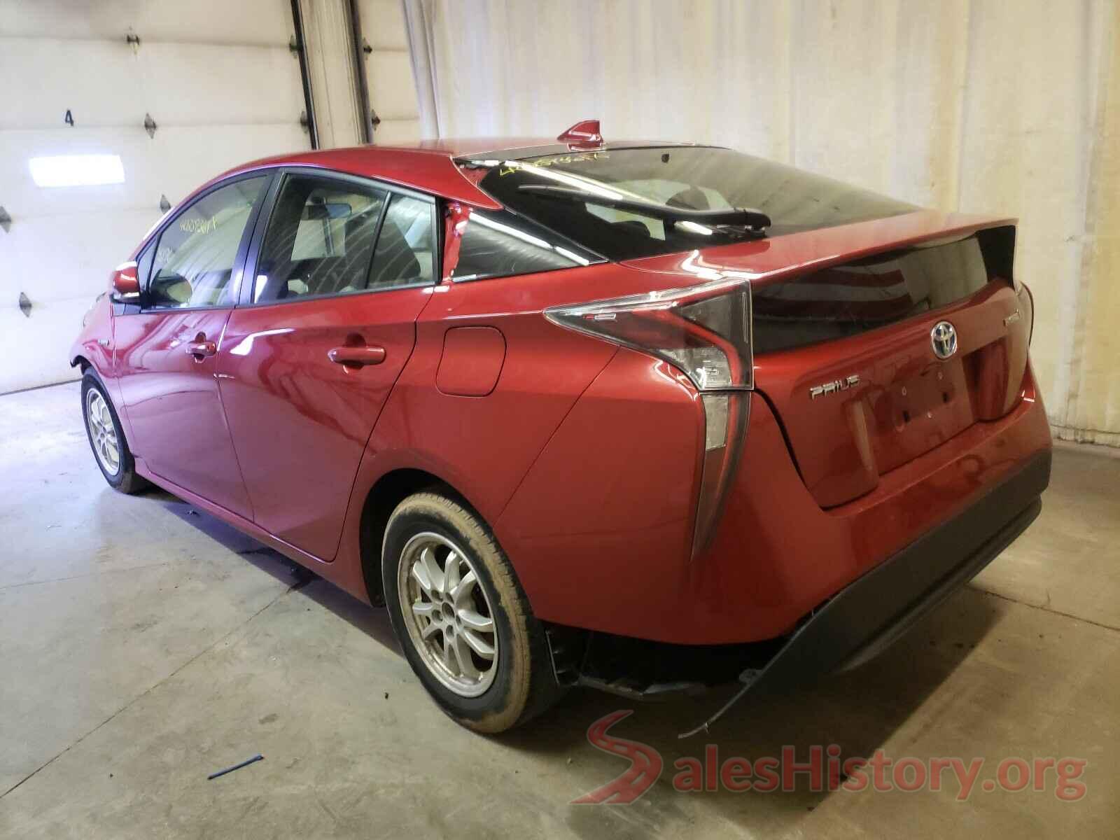 JTDKBRFUXG3519261 2016 TOYOTA PRIUS