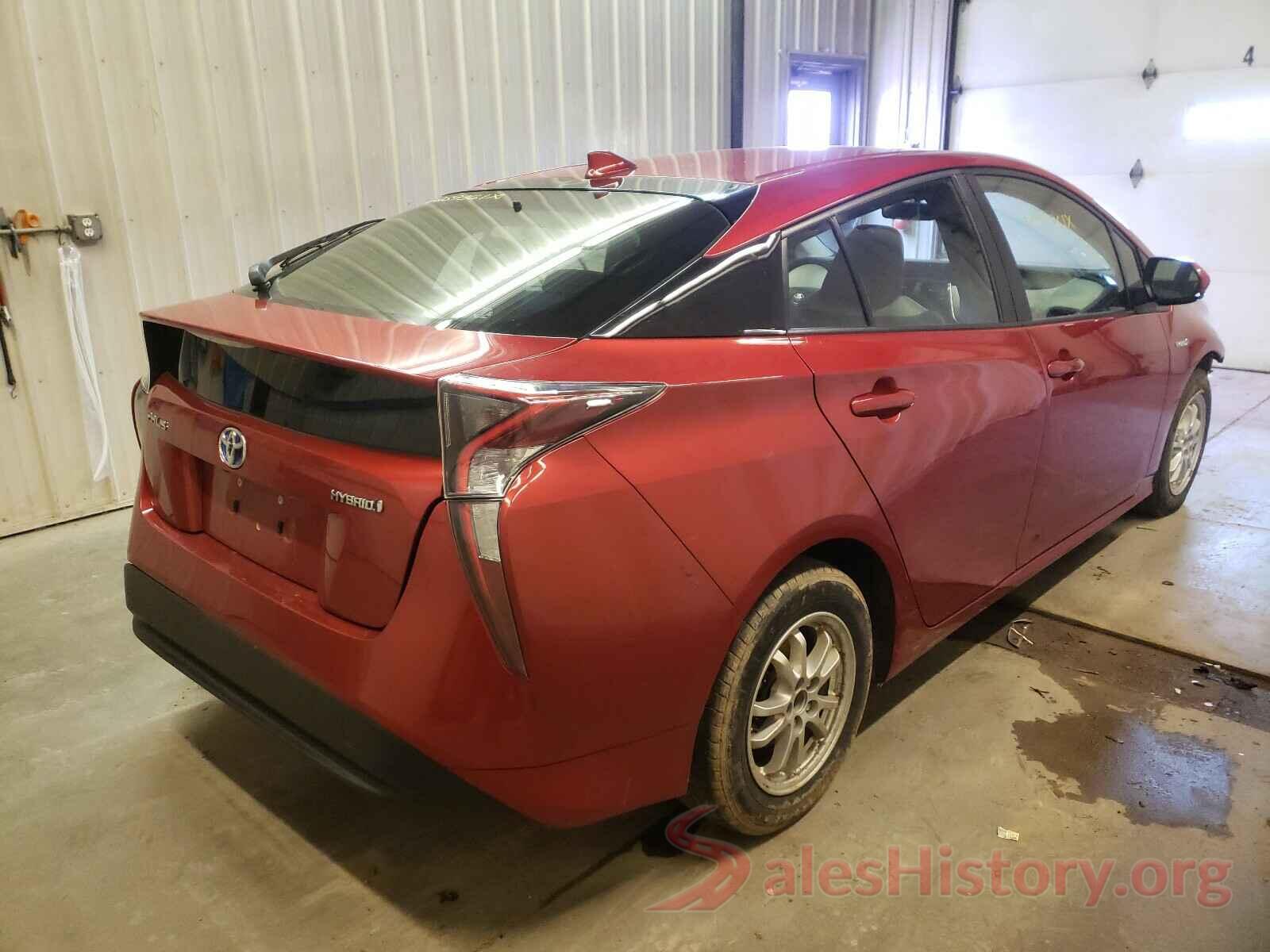 JTDKBRFUXG3519261 2016 TOYOTA PRIUS