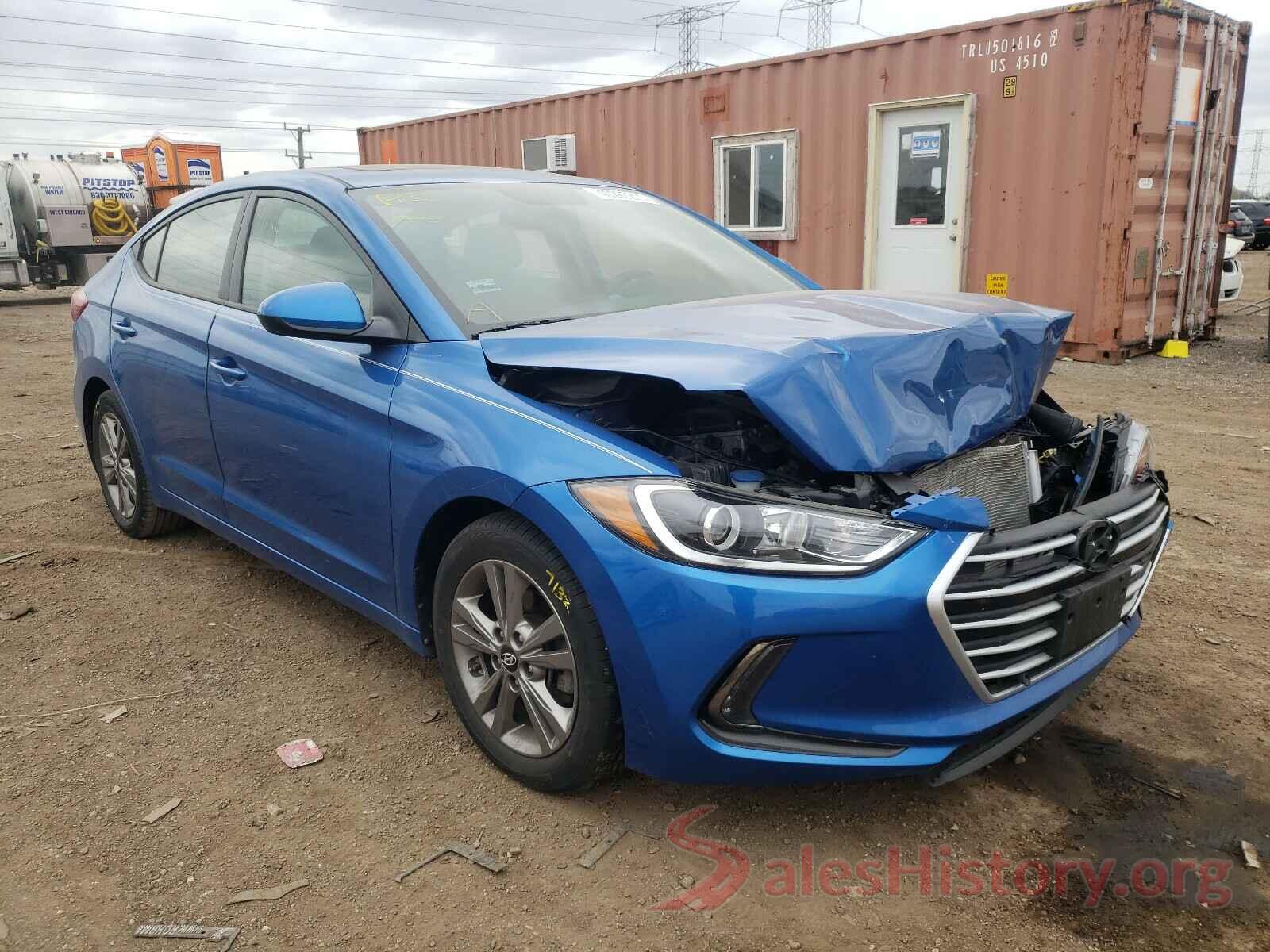 5NPD84LF5JH381009 2018 HYUNDAI ELANTRA