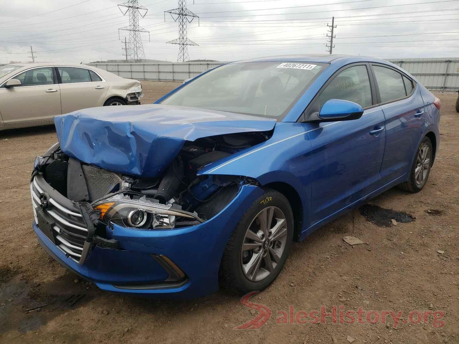 5NPD84LF5JH381009 2018 HYUNDAI ELANTRA