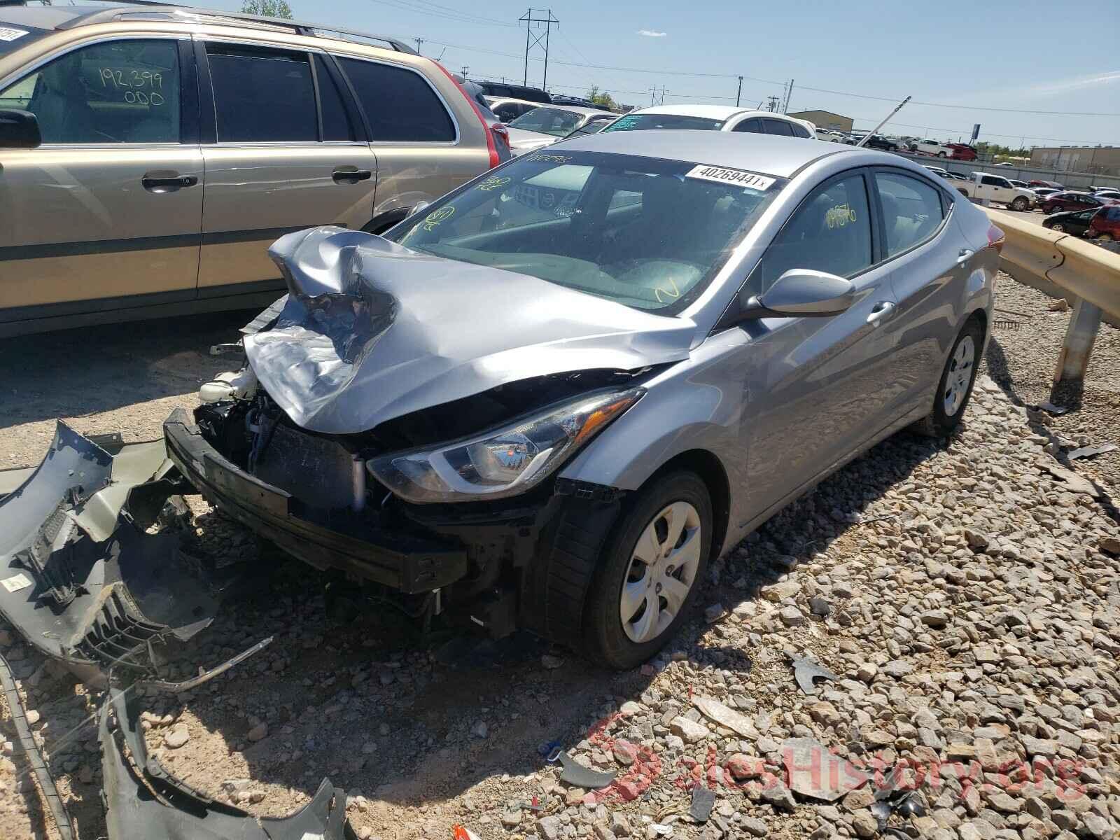 5NPDH4AE4GH712293 2016 HYUNDAI ELANTRA